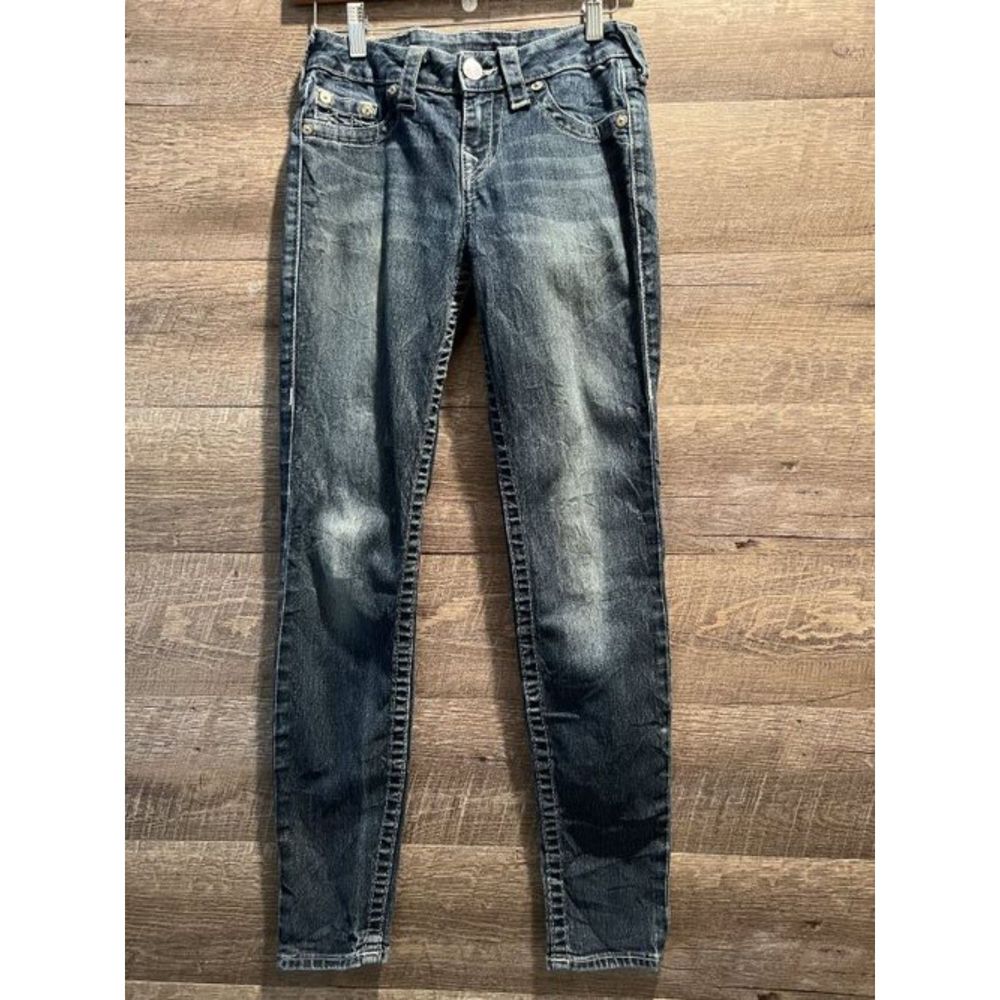 True Religion Skinny Straight Leg Jeans Size 26